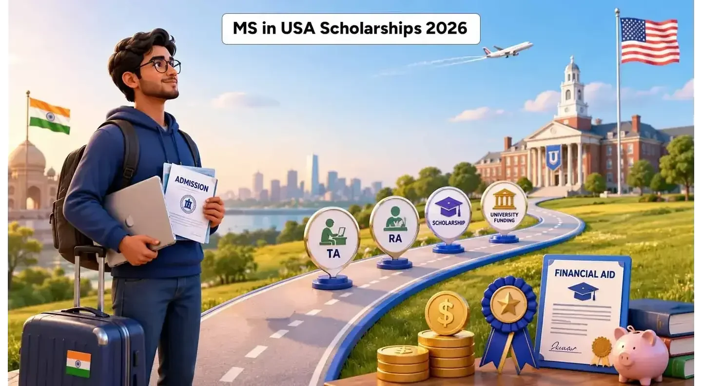 Scholarships for MS in USA 2026: Why Indian Students With Stronger Profiles Often Lose Funding to Weaker Ones