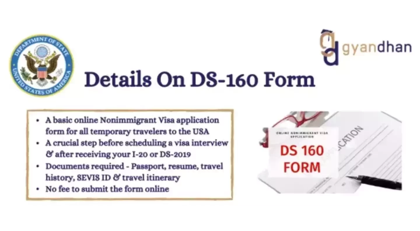 DS-160 Form: Application Process, Documents Required, Fees & Validity 
