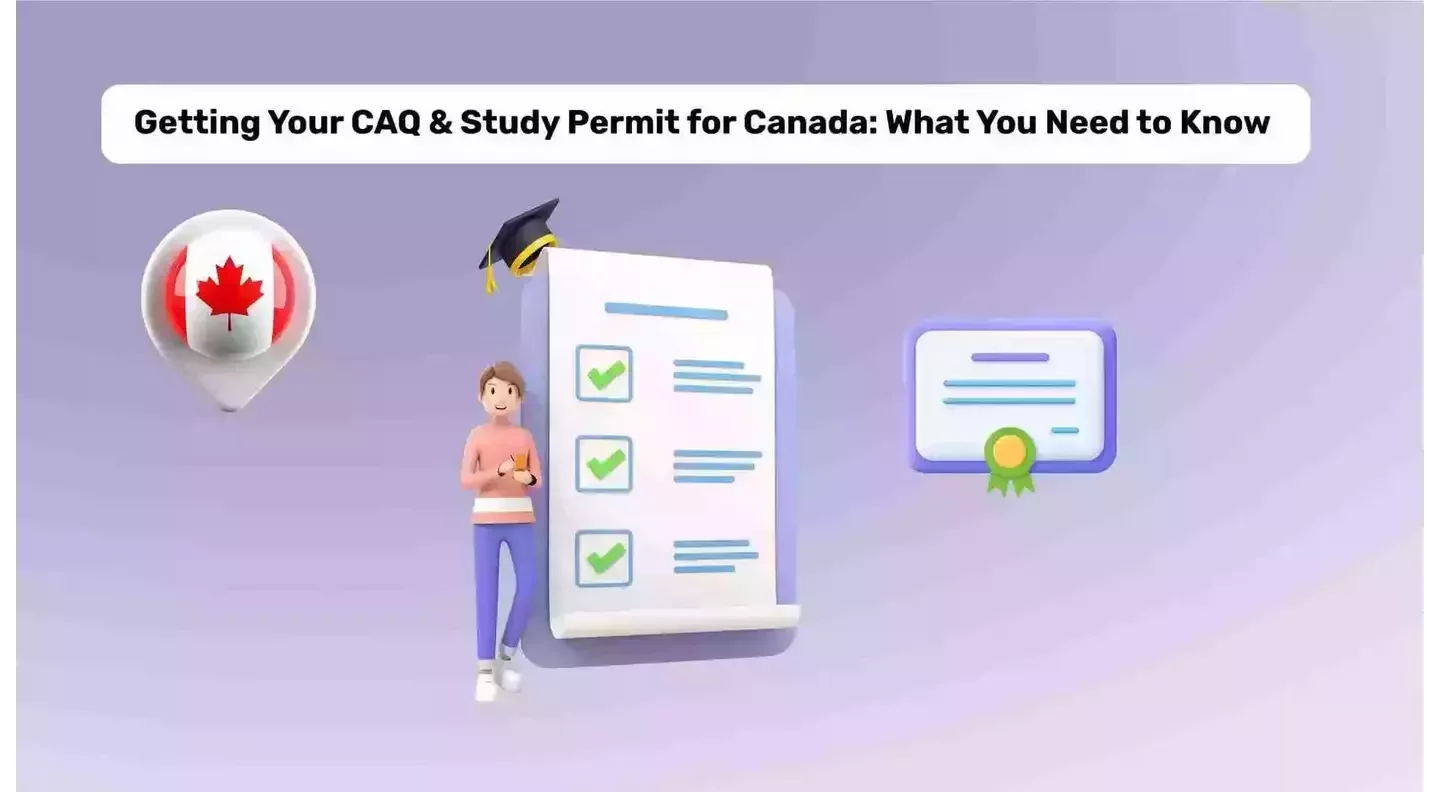 Certificate of Acceptance of Quebec (CAQ) and Study Permit for Canada