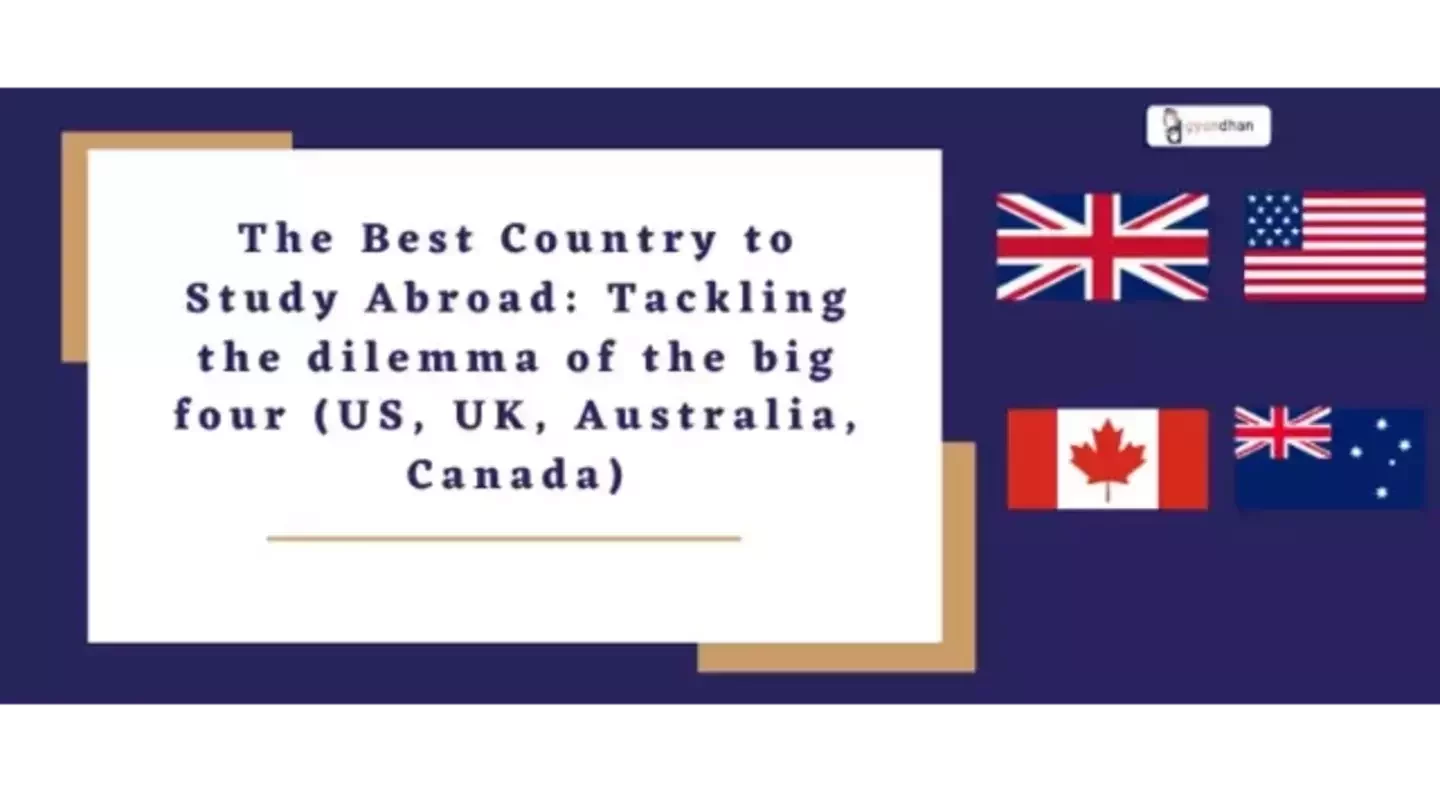 The Best Country to Study Abroad: Tackling the dilemma of the big four (US, UK, Australia, Canada)