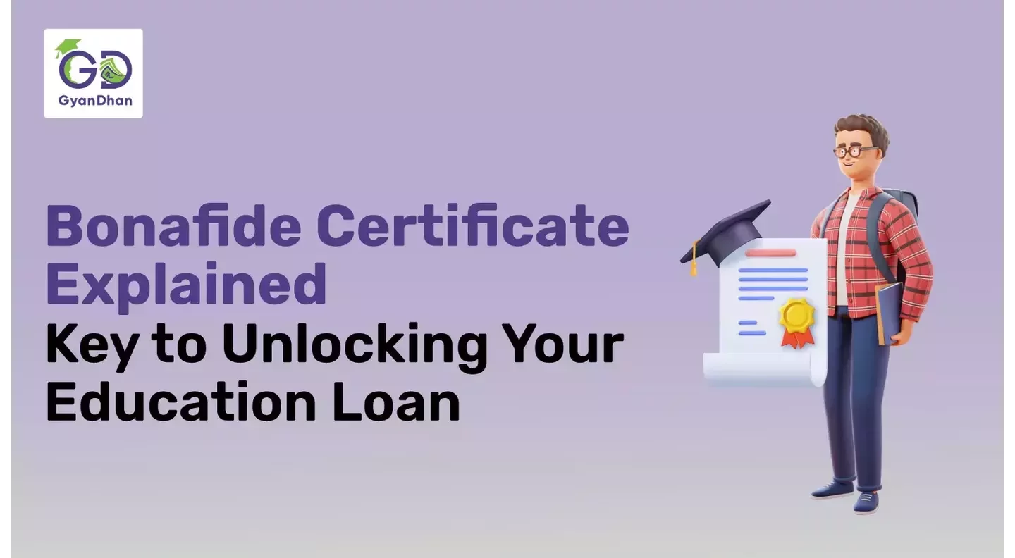 Bonafide Certificate for Education Loan