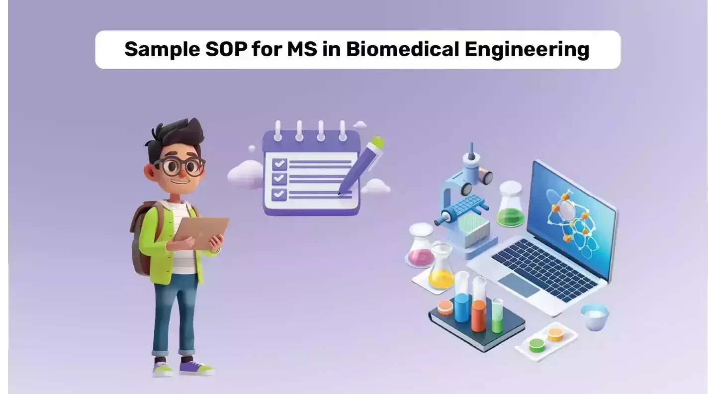 SOP for MS in Biomedical Engineering Abroad: Sample and Tips