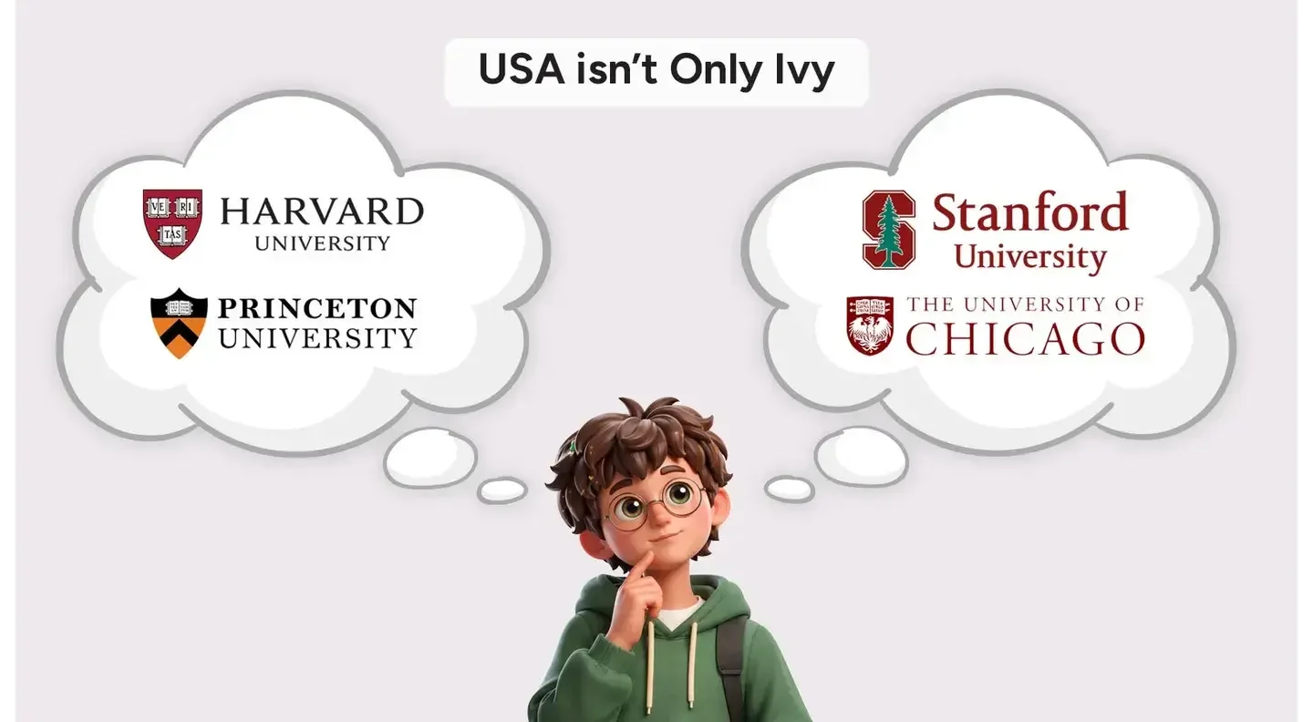 Study in the USA with an Average Profile
