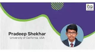 Customer Story 2 : How Pradeep went to UCSB from IIT Madras ? 