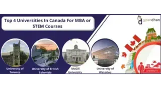 Top 4 Universities In Canada For MBA or STEM Courses