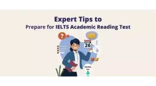 Mastering the IELTS Academic Reading Test: Expert Tips and Strategies