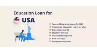Education Loan in USA for Indian Students 2025