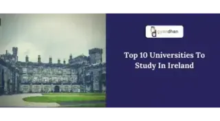 Top 10 Universities in Ireland to Study