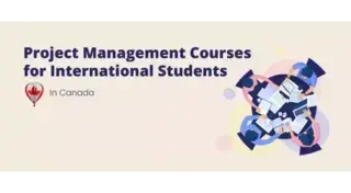 Project Management Courses in Canada: Universities, Cost, Scholarships, Jobs & more
