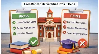 Low-Ranked Universities in the USA: Pros, Cons, and Career Outcomes