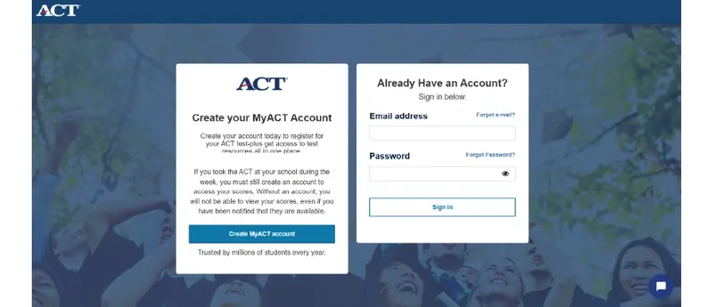 act exam registration process