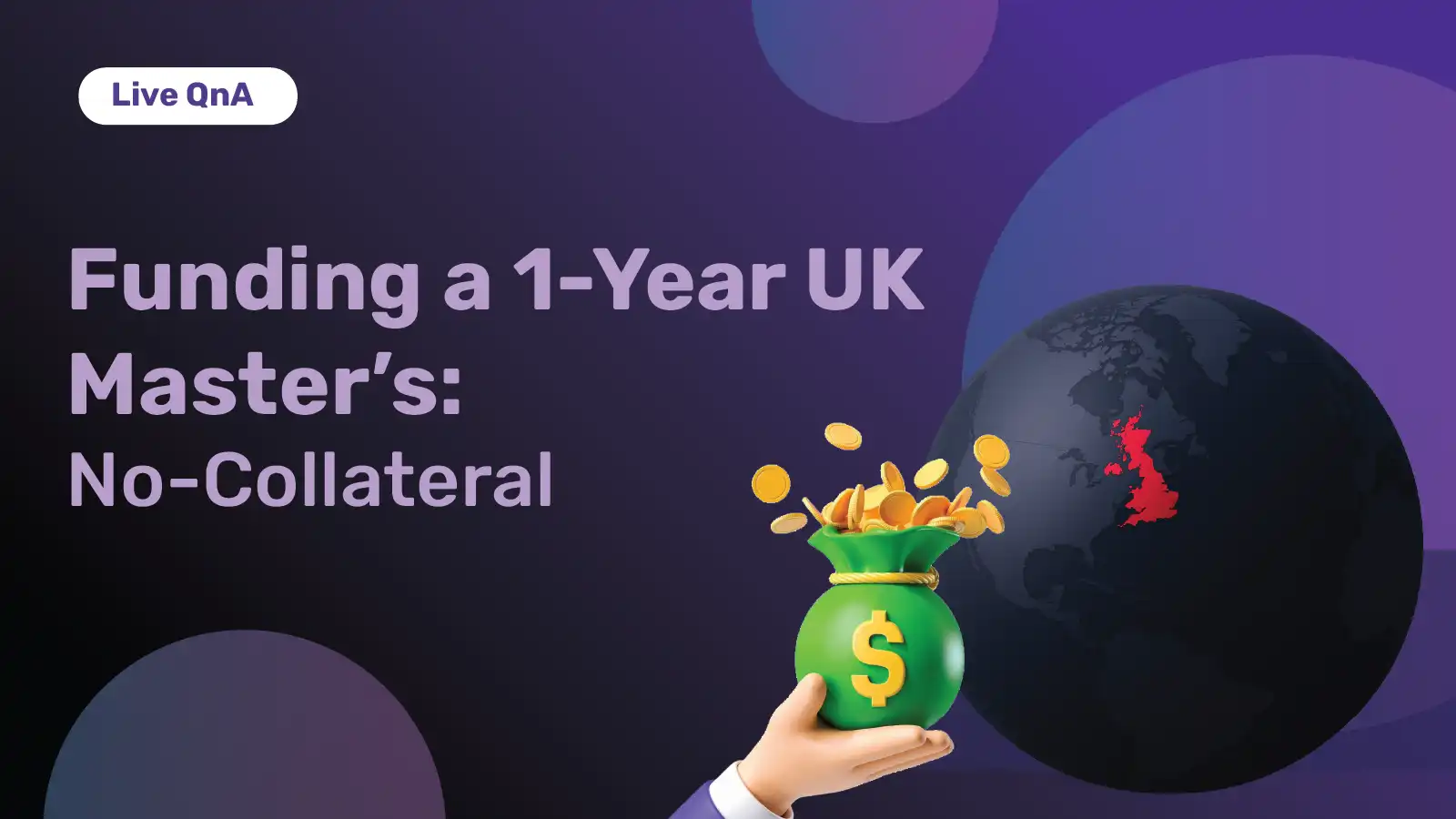 Funding a 1-Year UK Master’s: No-Collateral